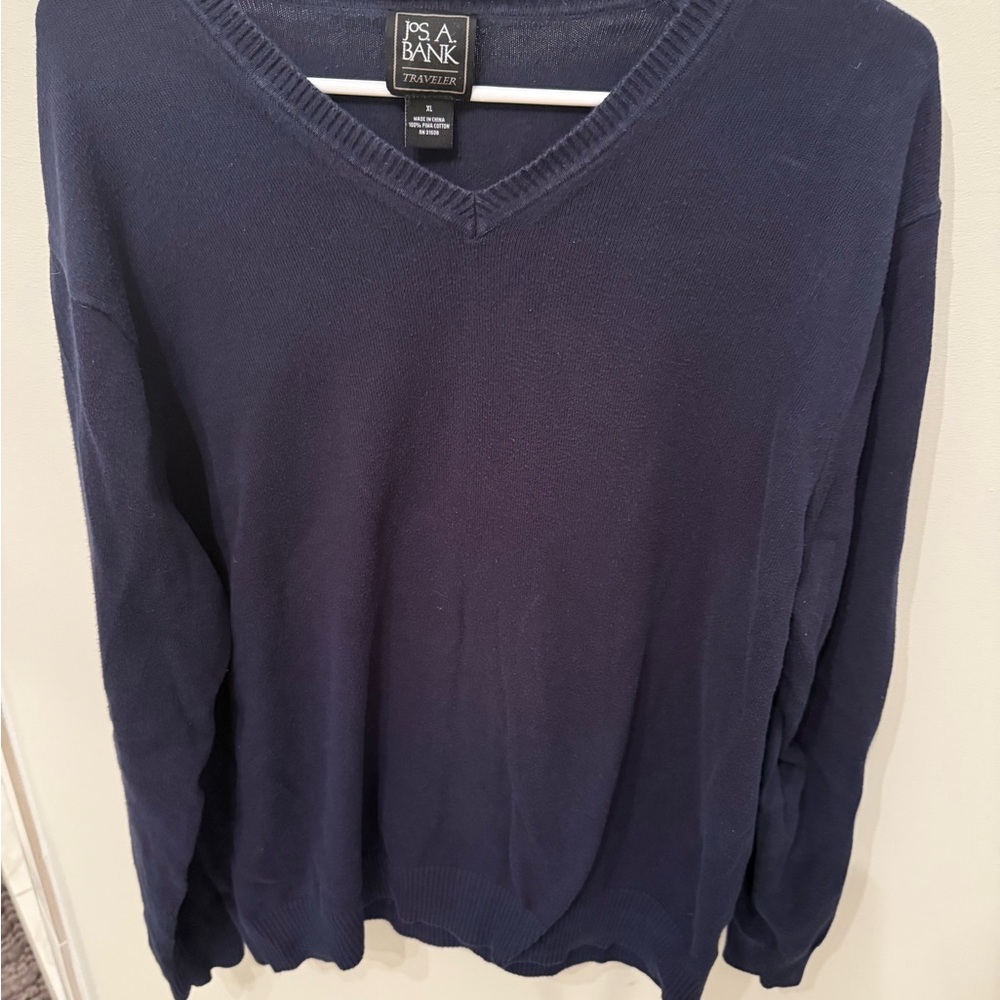 Jos. A. Bank Men's Dark Blue Crewneck Sweater